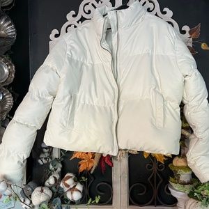 Puffer jacket microfiber